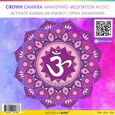 CROWN CHAKRA AWAKENING MEDITATION MUSIC - Activate Kundalini Energy | Open Sahasrara