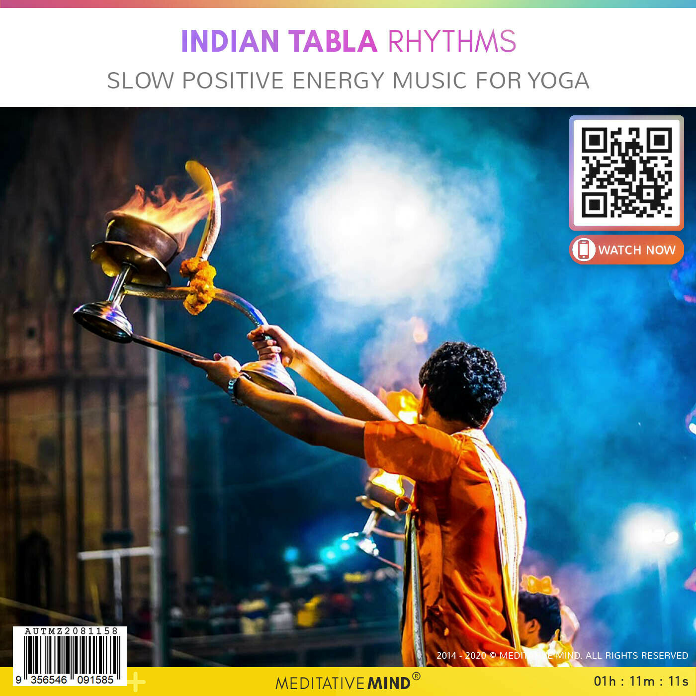 INDIAN TABLA Rhythms - Slow Positive Energy Music for Yoga