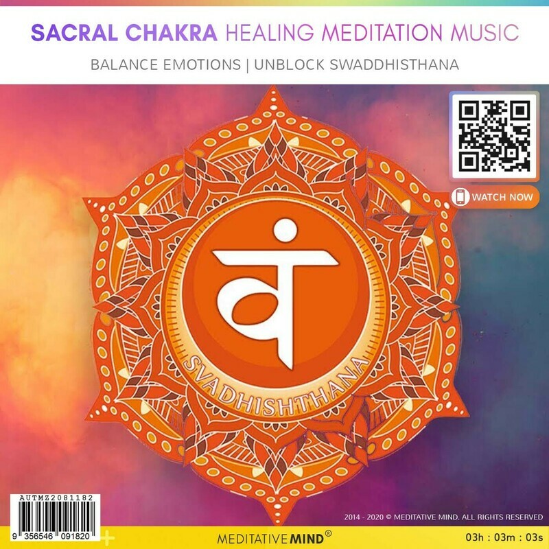 SACRAL CHAKRA Healing Meditation MUSIC - Balance Emotions | Unblock Swaddhisthana