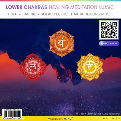 LOWER CHAKRAS HEALING MEDITATION MUSIC - Root + Sacral + Solar Plexus Chakra Healing Music