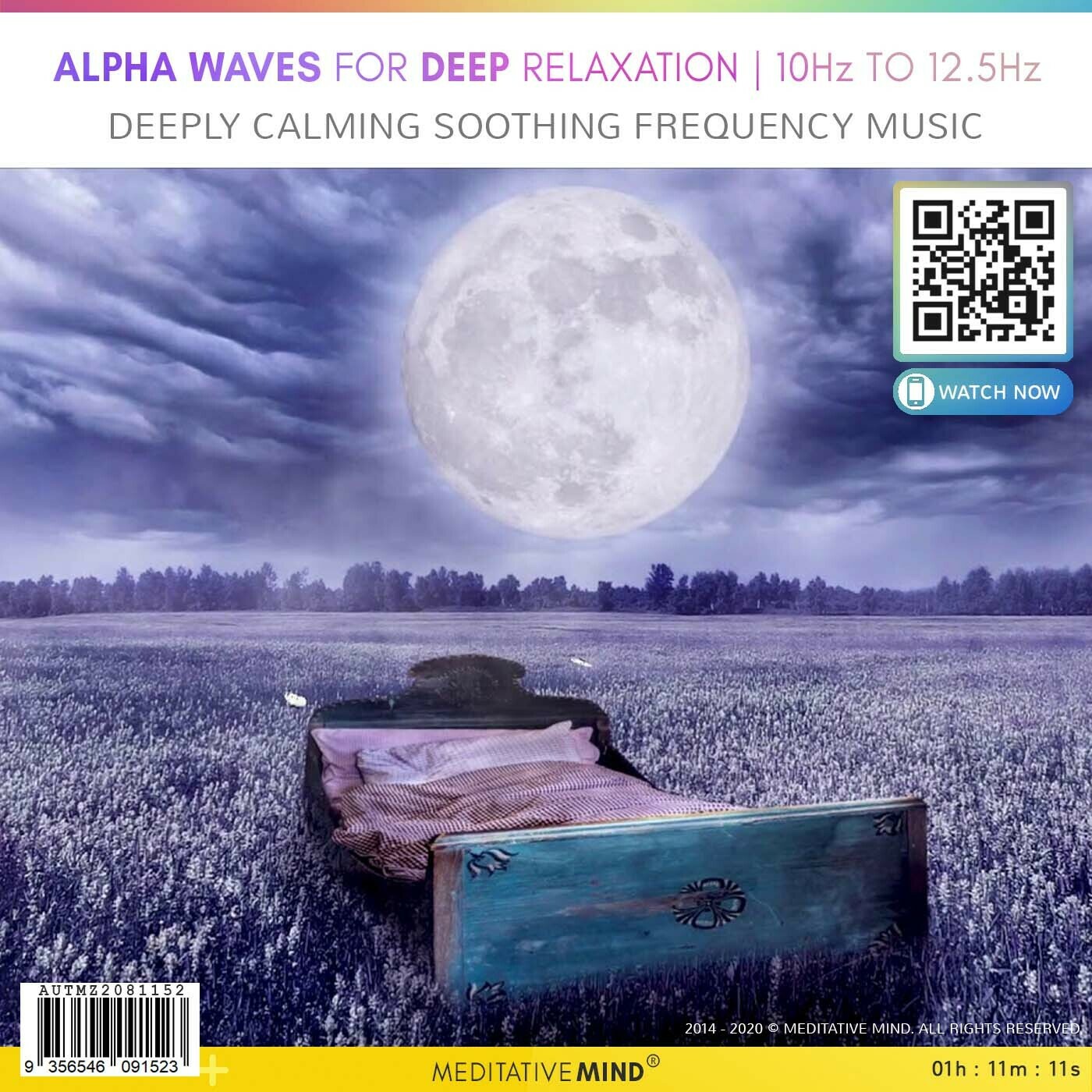 Alpha Waves for Deep Relaxation | 10Hz to 12.5Hz - Deeply Calming Soothing Frequency Music