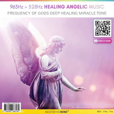 963Hz + 528hz ❖ Healing Angelic Music - Frequency of Gods ⧊ Deep Healing Miracle Tone