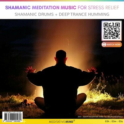 Shamanic Meditation Music for Stress Relief - Shamanic Drums + Deep Trance Humming