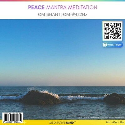 Peace Mantra Meditation - Om Shanti Om @ 432Hz