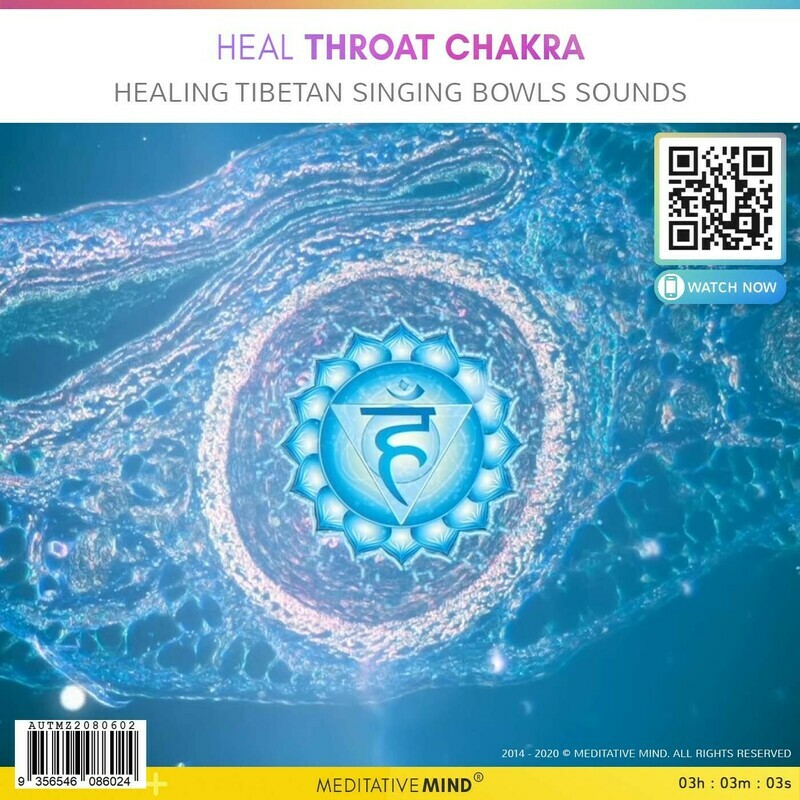 Heal Throat Chakra - Healing Tibetan Singing Bowls Sounds