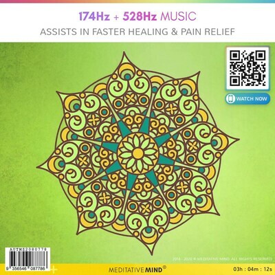174Hz + 528Hz Music - Assists in Faster Healing & Pain Relief