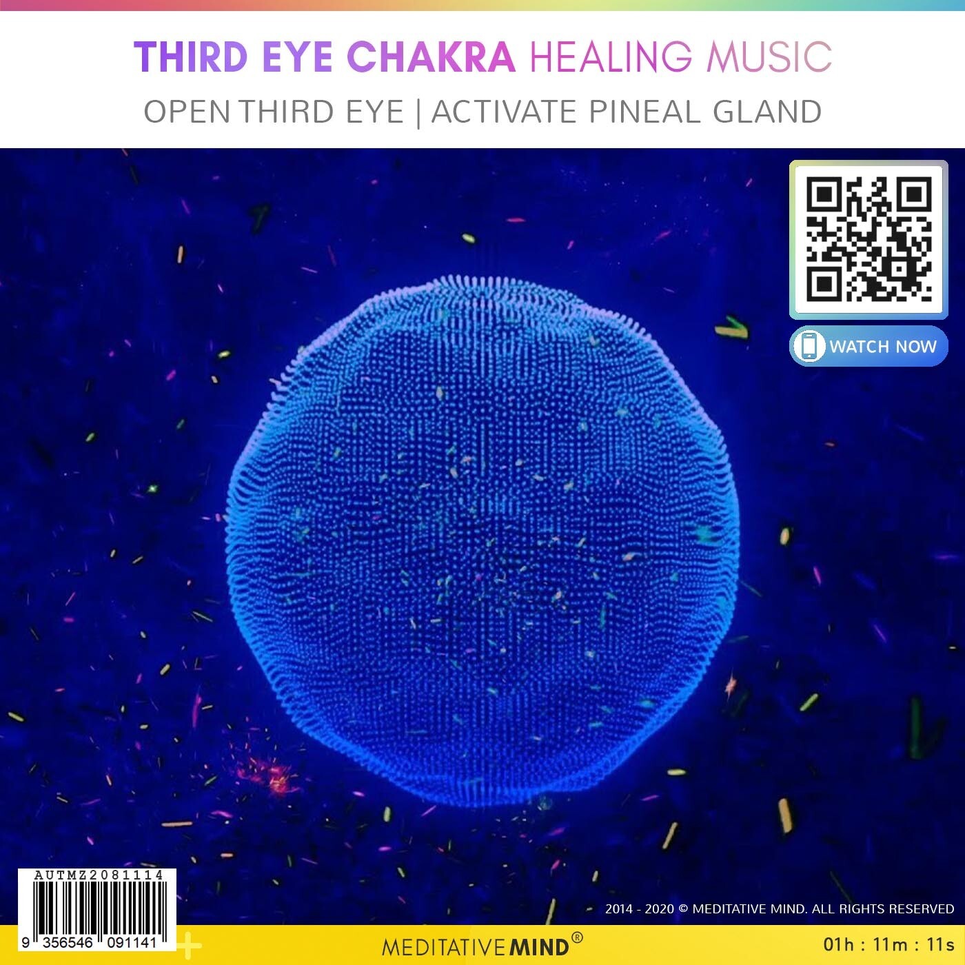 THIRD EYE CHAKRA HEALING MUSIC - Open Third Eye  Activate Pineal Gland