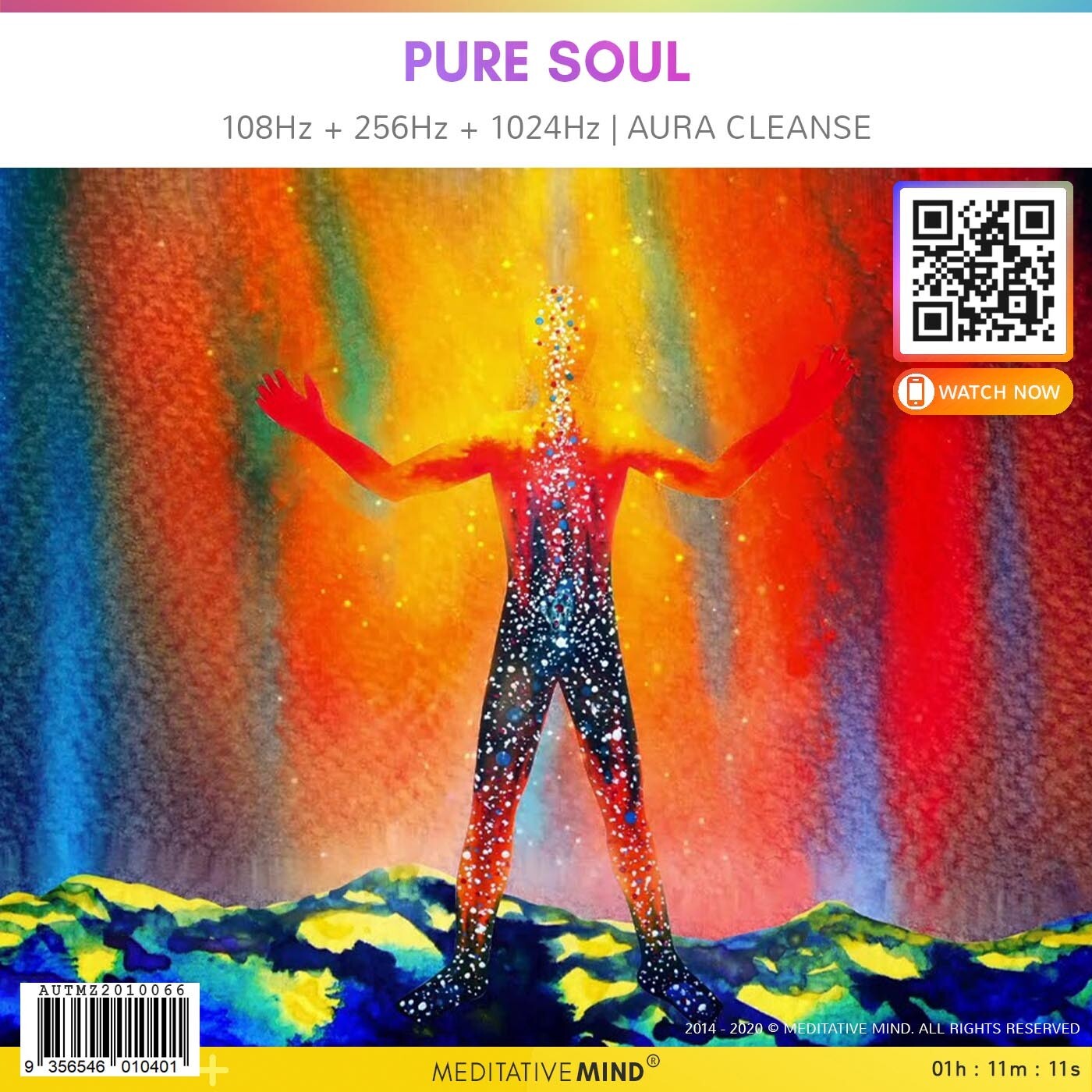 Pure Soul - 108Hz + 256Hz + 1024Hz  Aura Cleanse