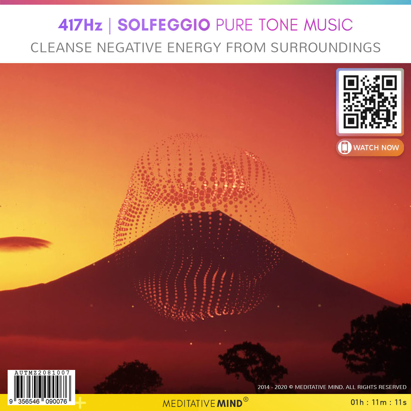 417Hz - Solfeggio Pure Tone Music - Cleanse Negative Energy From Surroundings