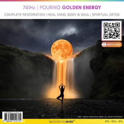 741Hz | Pouring Golden Energy - Complete Restoration | Heal Mind, Body & Soul | Spiritual Detox