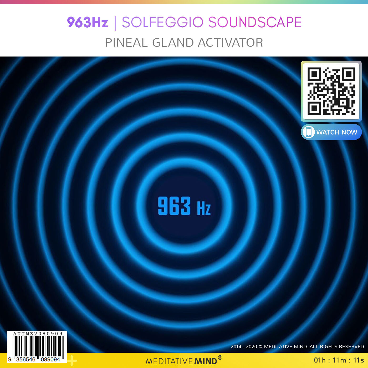 963Hz - Solfeggio Soundscape - Pineal gland activator