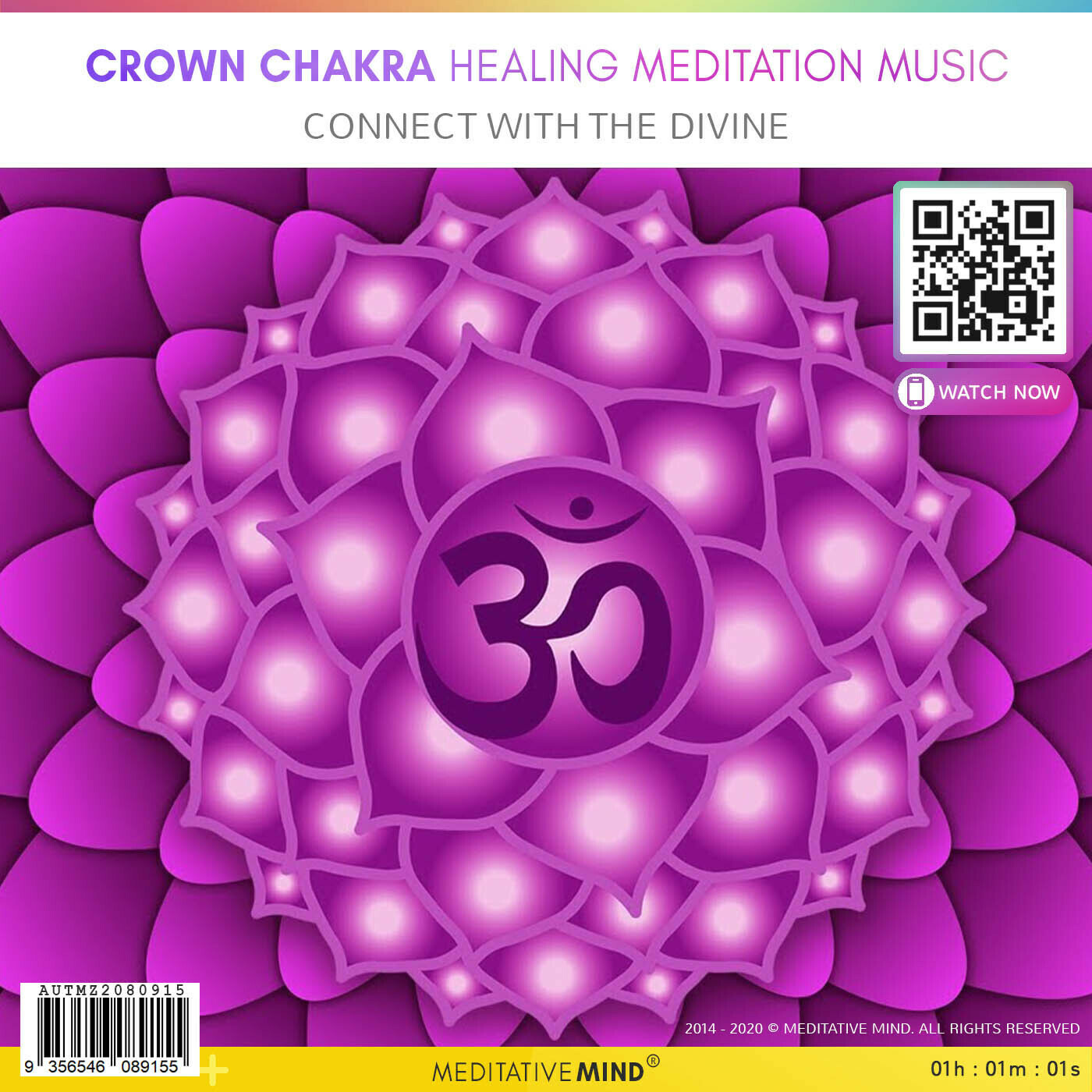 Crown Chakra Healing Meditation Music - Connect with the divine