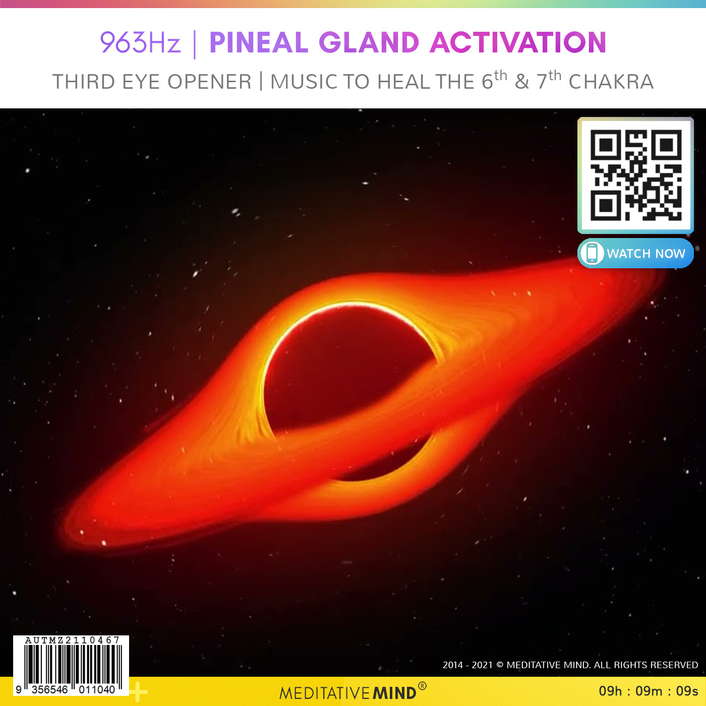 963Hz | Pineal Gland Activation - Third Eye Opener | Healing Music