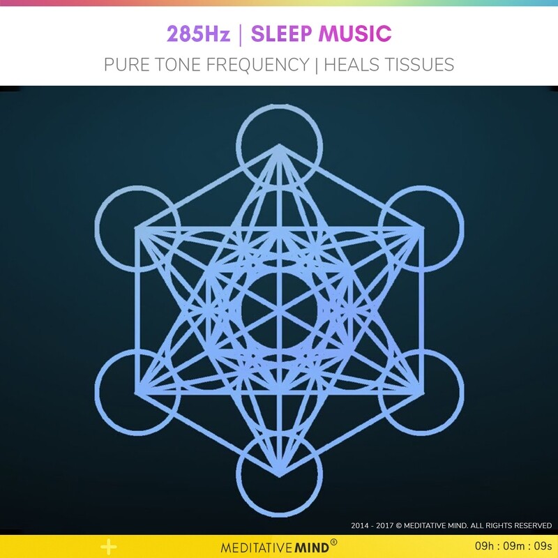 285Hz | Sleep Music - Pure Tone Frequency | Heals Tissues