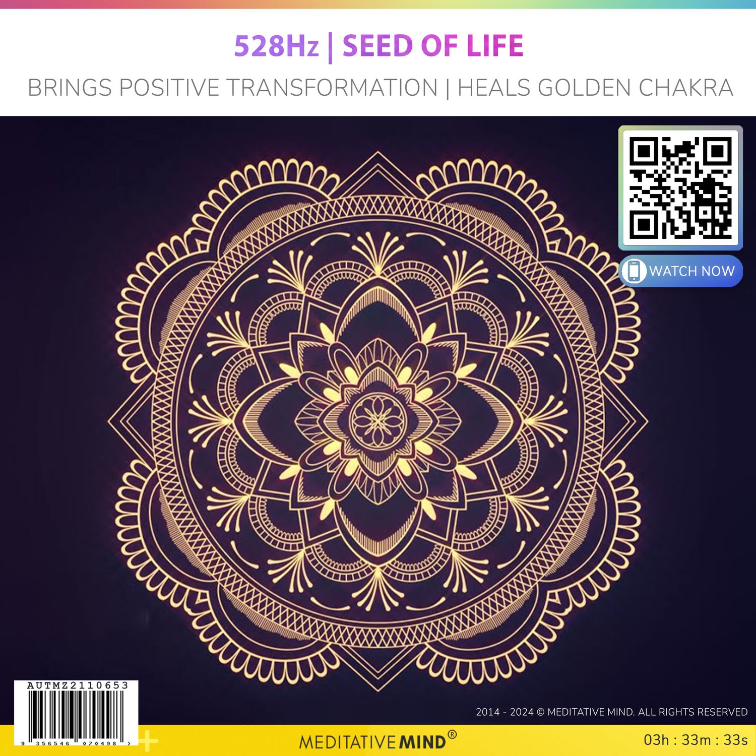 528Hz | Seed Of Life - Brings Positive Transformation | Heals Golden Chakra 528Hz | Seed Of Life - Brings Positive Transformation | Heals Golden Chakra