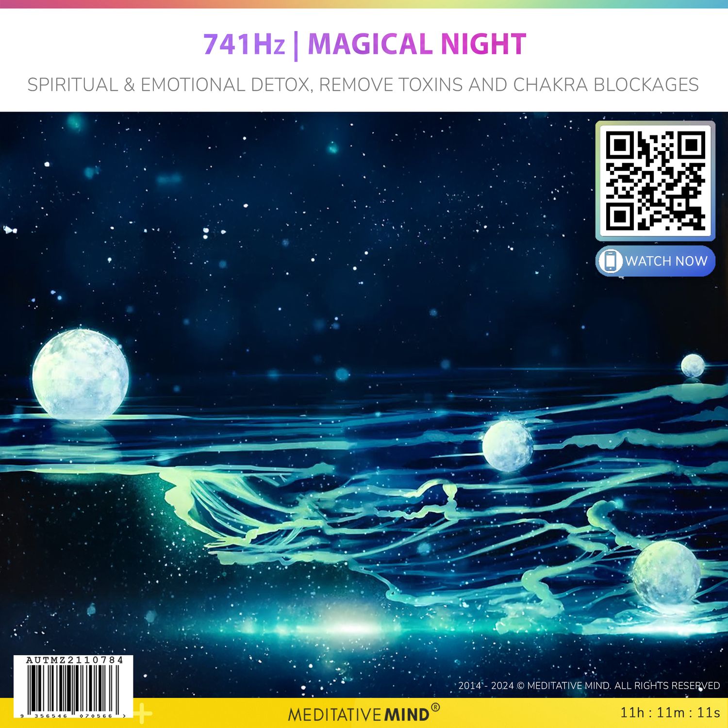 741Hz | Magical Night - Spiritual & Emotional Detox, Remove Toxins and Chakra Blockages