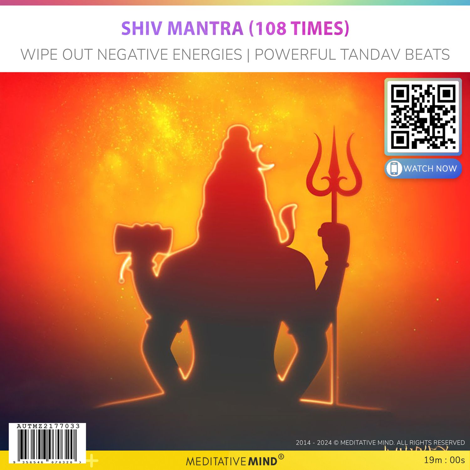Shiv Mantra (108 Times) - Wipe Out Negative Energies | Powerful Tandav Beats