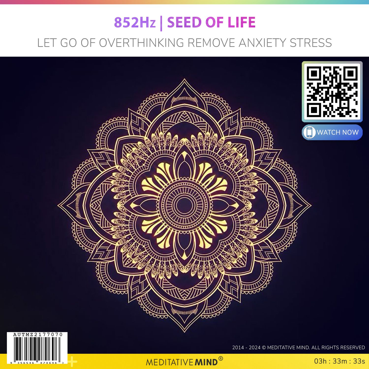 852Hz | Seed Of Life - Let Go of Overthinking Remove Anxiety Stress 852Hz | Seed Of Life - Let Go of Overthinking Remove Anxiety Stress