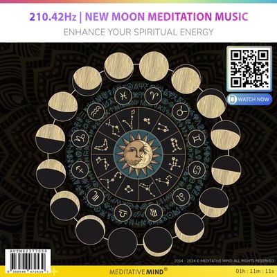 210.42Hz | New Moon Meditation Music - Enhance your Spiritual Energy 210.42Hz | New Moon Meditation Music - Enhance your Spiritual Energy