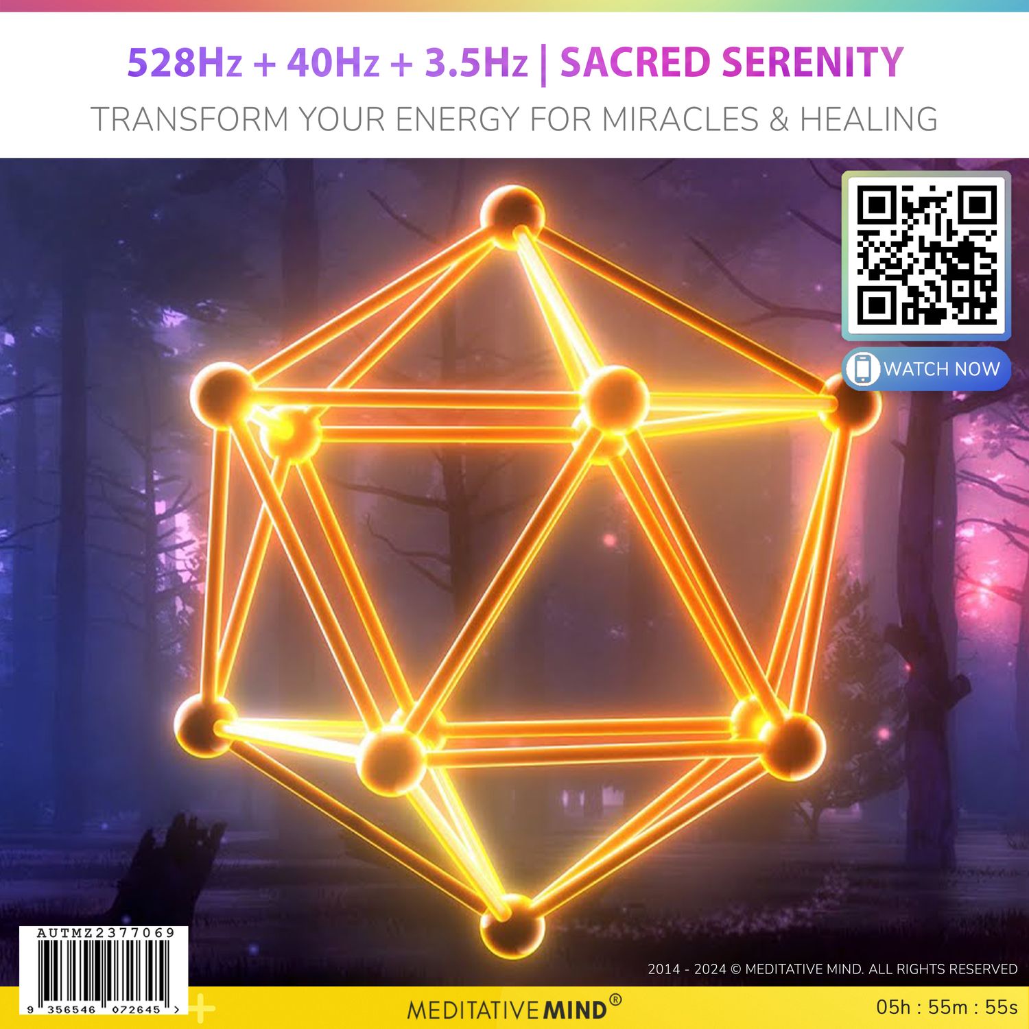 528Hz + 40Hz + 3.5Hz | Sacred Serenity - Transform Your Energy for Miracles & Healing 528Hz + 40Hz + 3.5Hz | Sacred Serenity - Transform Your Energy for Miracles & Healing