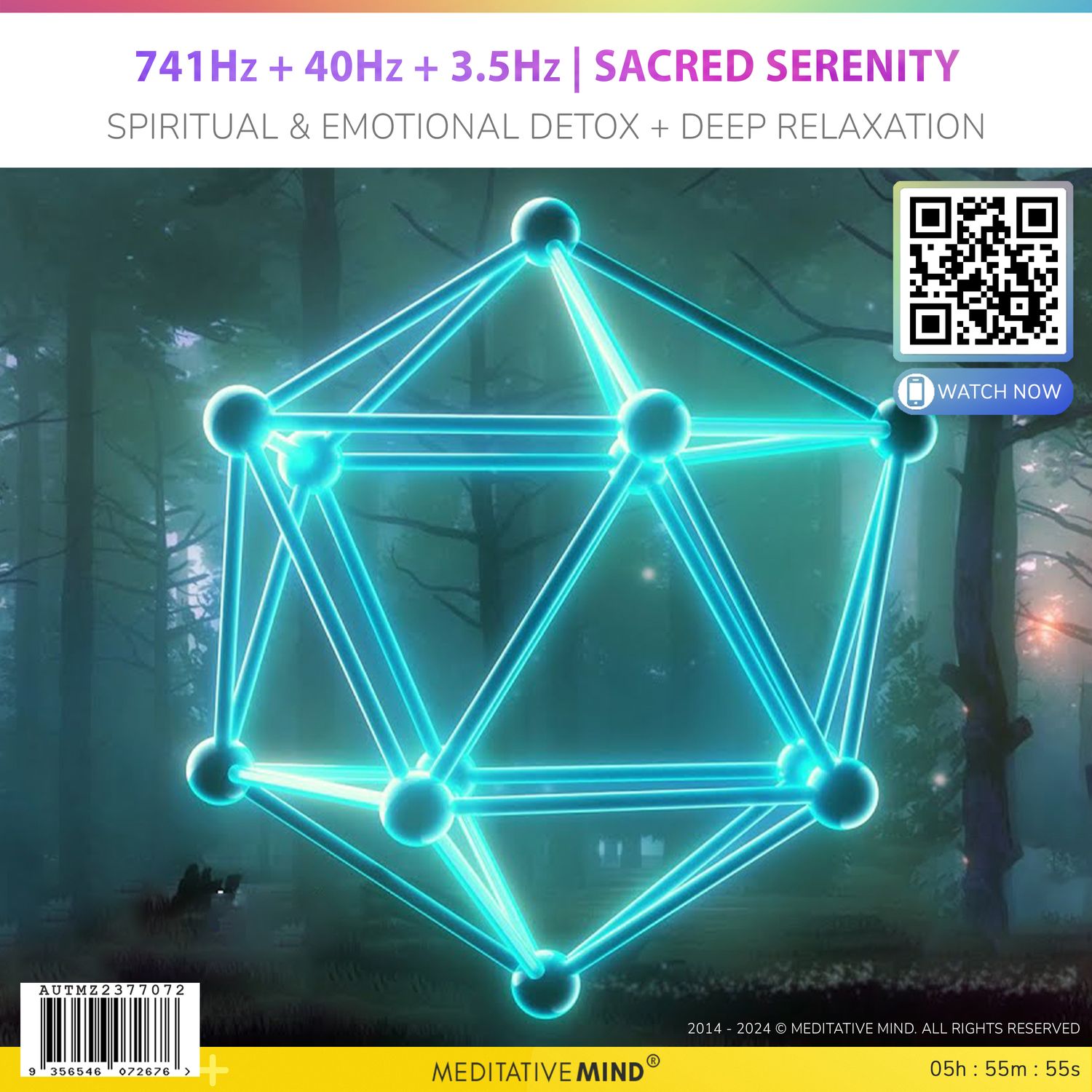 741Hz + 40Hz + 3.5Hz | Sacred Serenity - Spiritual & Emotional Detox + Deep Relaxation 741Hz + 40Hz + 3.5Hz | Sacred Serenity - Spiritual & Emotional Detox + Deep Relaxation