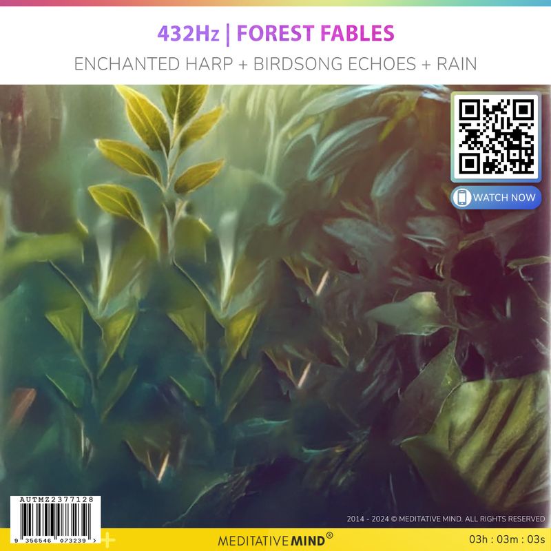 432Hz | Forest Fables - Enchanted Harp + Birdsong Echoes + Rain 432Hz | Forest Fables - Enchanted Harp + Birdsong Echoes + Rain