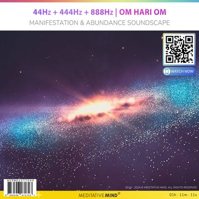 44Hz + 444Hz + 888Hz | Om Hari Om - Manifestation & Abundance Soundscape 44Hz + 444Hz + 888Hz | Om Hari Om - Manifestation & Abundance Soundscape
