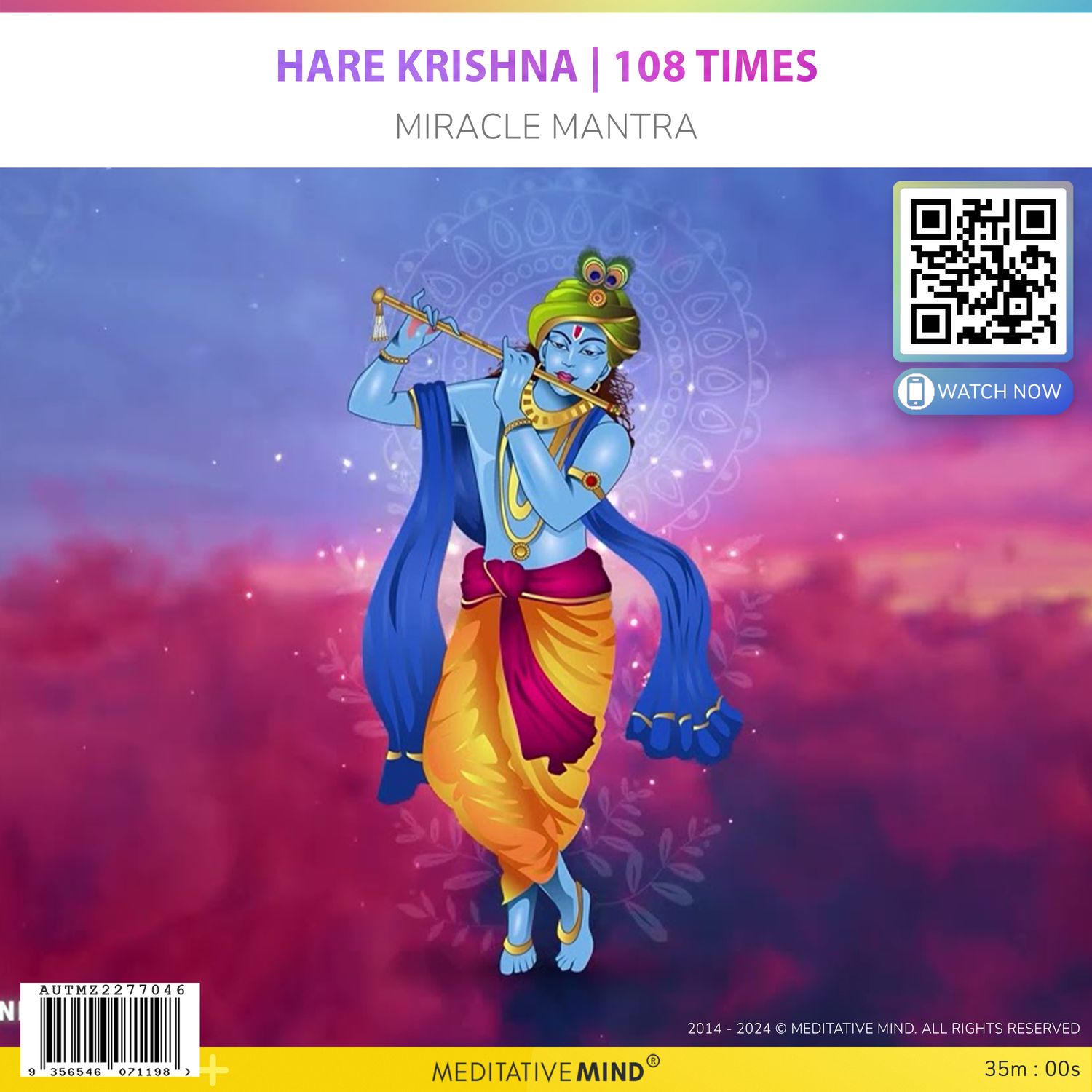 Hare Krishna | 108 Times - Miracle Mantra