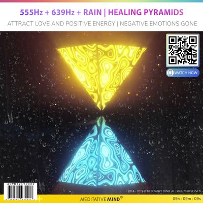 555Hz + 639Hz + Rain | Healing Pyramids - Attract Love and Positive Energy | Negative Emotions Gone 555Hz + 639Hz + Rain | Healing Pyramids - Attract Love and Positive Energy | Negative Emotions Gone