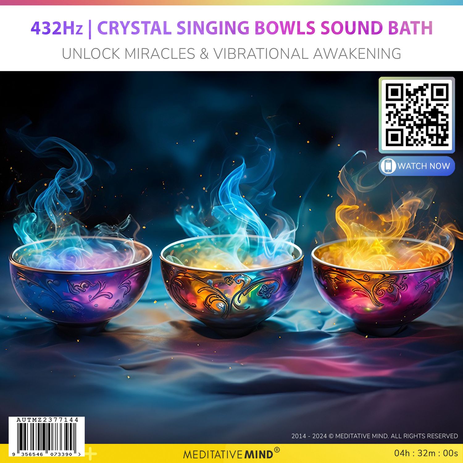 432Hz | Crystal Singing Bowls Sound Bath - Unlock Miracles & Vibrational Awakening 432Hz | Crystal Singing Bowls Sound Bath - Unlock Miracles & Vibrational Awakening