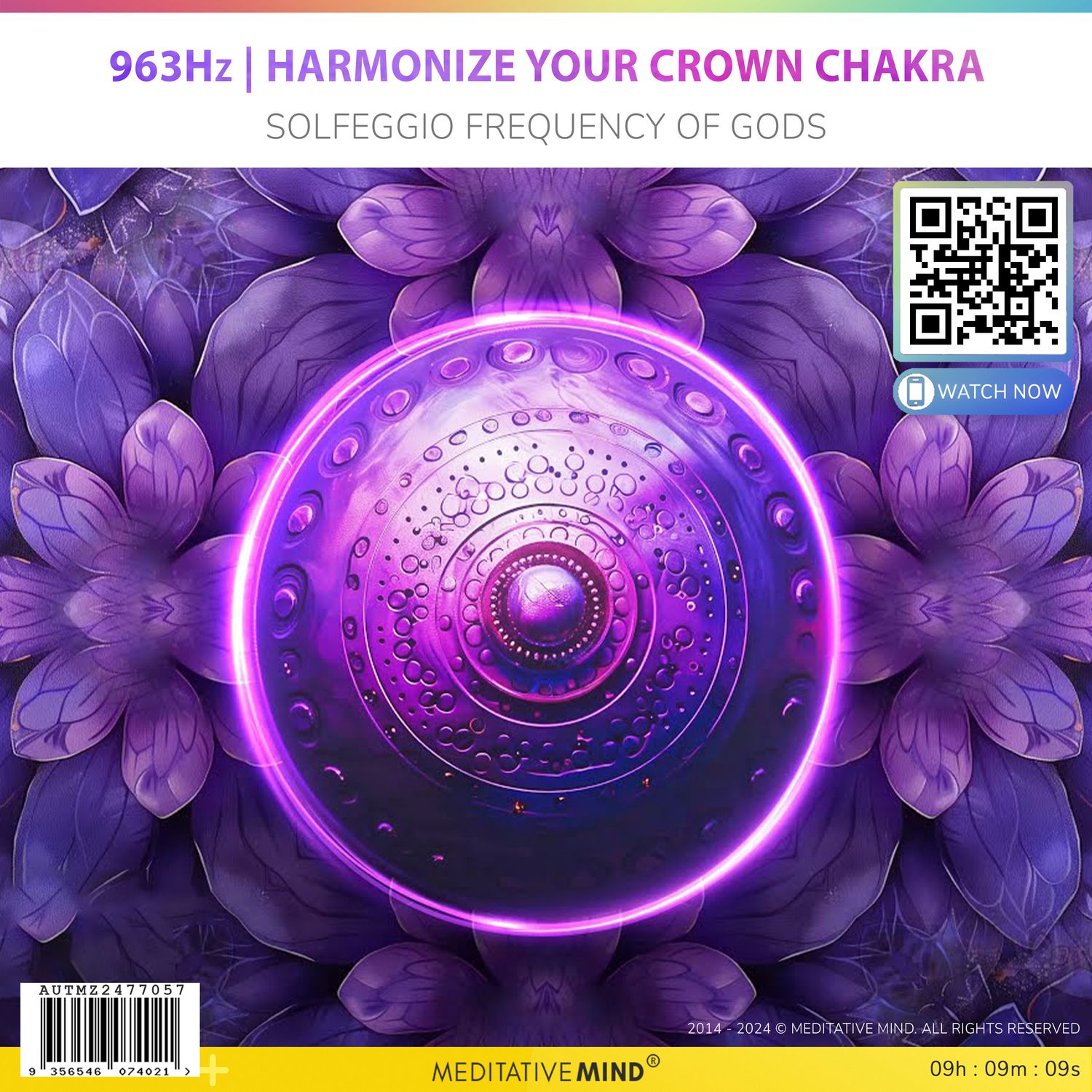 963Hz | Harmonize your Crown Chakra - Solfeggio Frequency of Gods 963Hz | Harmonize your Crown Chakra - Solfeggio Frequency of Gods