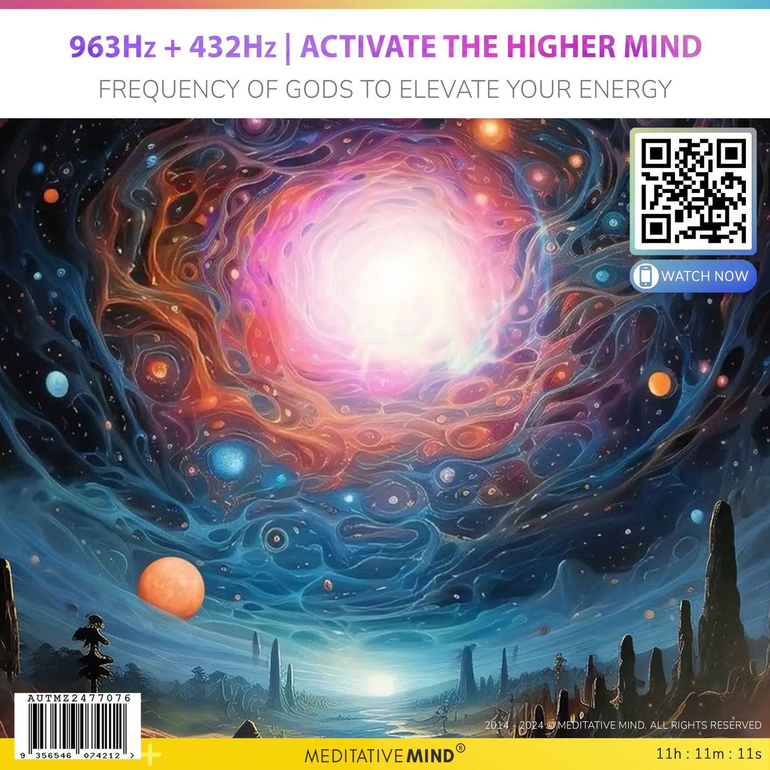 963Hz + 432Hz | Activate the Higher Mind - Frequency of Gods to Elevate your Energy