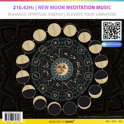 210.42Hz | New Moon Meditation Music - Enhance Spiritual Energy | Elevate Your Vibration 210.42Hz | New Moon Meditation Music - Enhance Spiritual Energy | Elevate Your Vibration
