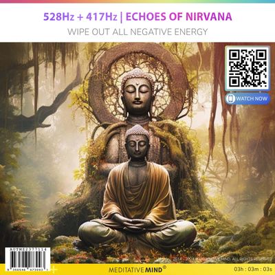 528Hz + 417Hz | Echoes of Nirvana - Wipe out all Negative Energy 528Hz + 417Hz | Echoes of Nirvana - Wipe out all Negative Energy