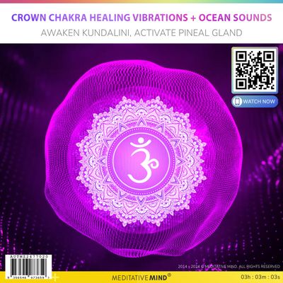 Crown Chakra Healing Vibrations + Ocean Sounds - Awaken Kundalini, Activate Pineal Gland Crown Chakra Healing Vibrations + Ocean Sounds - Awaken Kundalini, Activate Pineal Gland