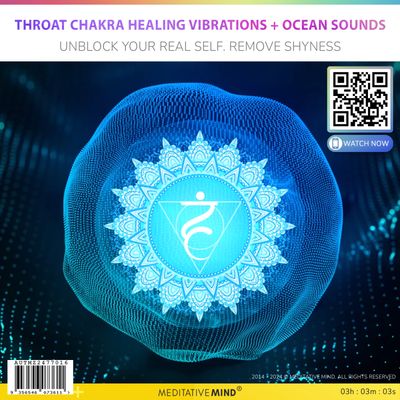 Throat Chakra Healing Vibrations + Ocean Sounds - Unblock Your Real Self. Remove Shyness Throat Chakra Healing Vibrations + Ocean Sounds - Unblock Your Real Self. Remove Shyness