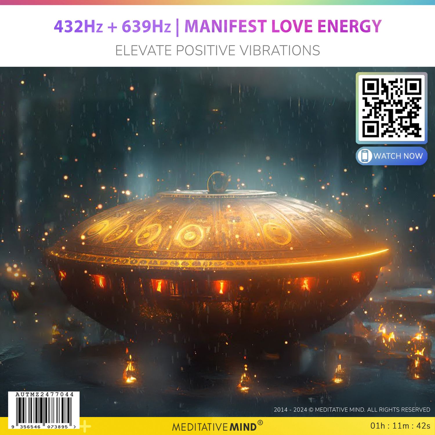 432Hz + 639Hz | Manifest Love Energy - Elevate Positive Vibrations