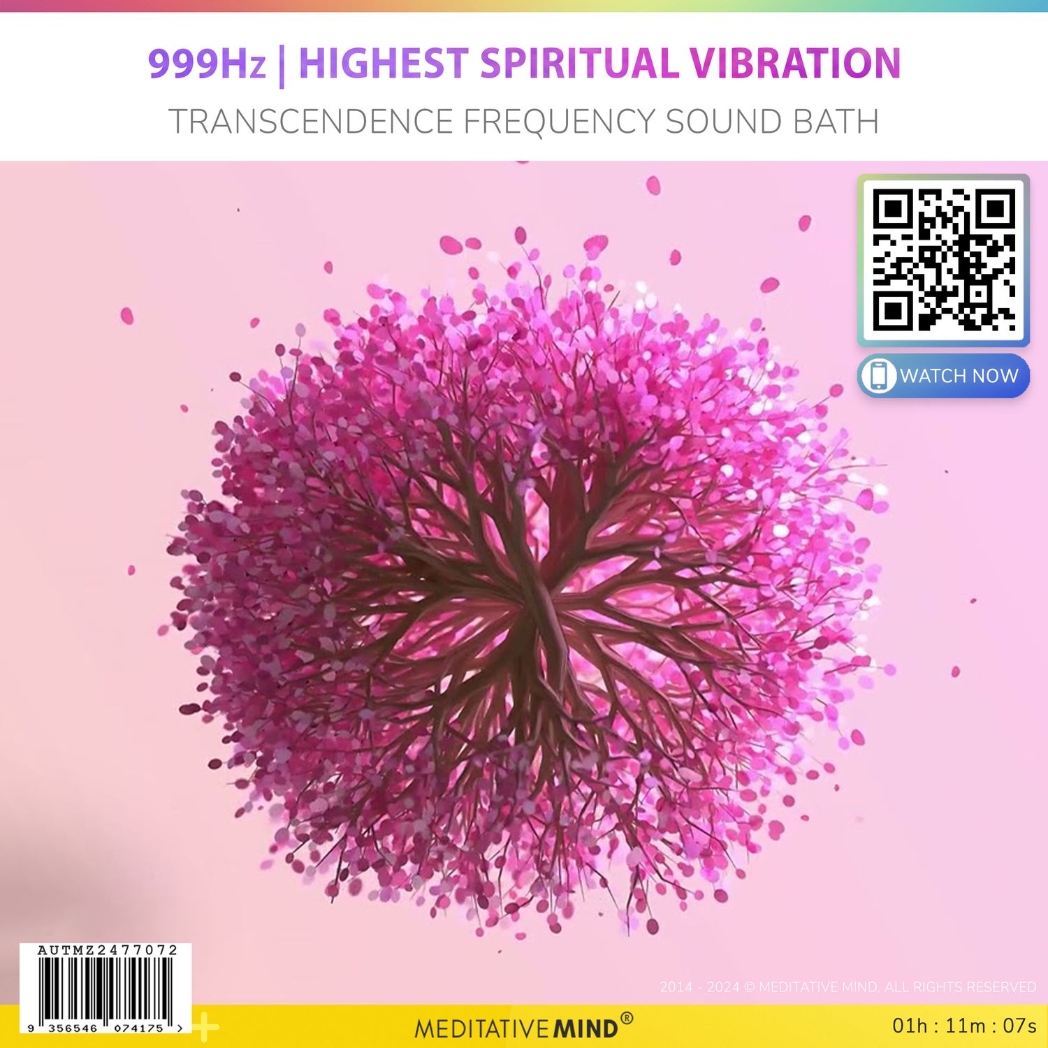999Hz | Highest Spiritual Vibration - Transcendence Frequency Sound Bath