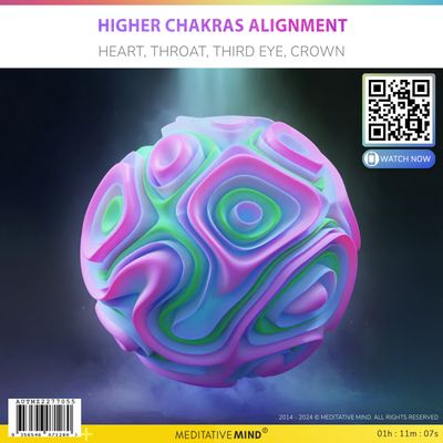 Higher Chakra Alignment - Heart, Throat, Third Eye, Crown Higher Chakra Alignment - Heart, Throat, Third Eye, Crown