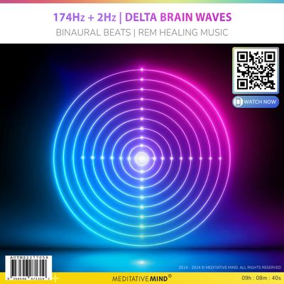 174Hz + 2Hz | Delta Brain Waves - Binaural Beats | REM Healing Music 174Hz + 2Hz | Delta Brain Waves - Binaural Beats | REM Healing Music