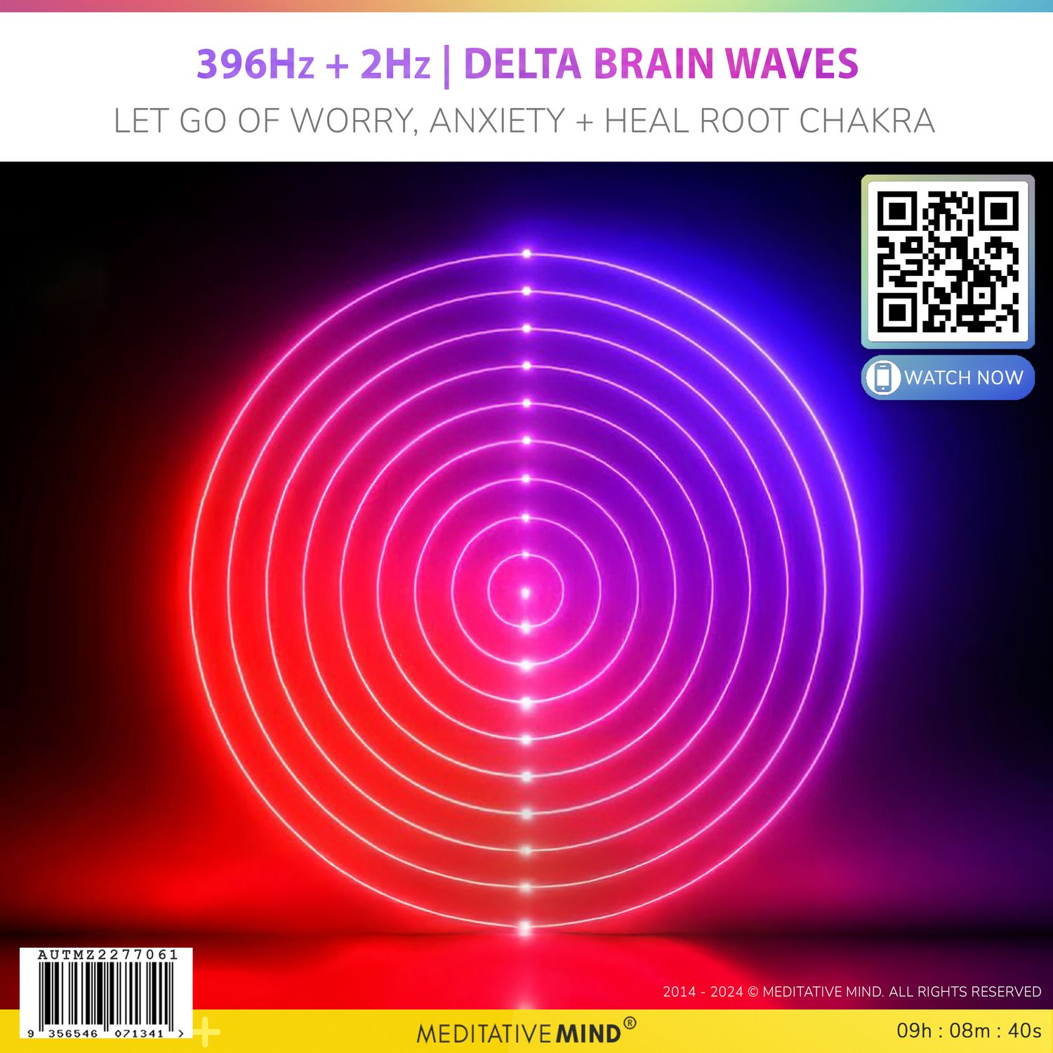 396Hz + 2Hz | Delta Brain Waves - Let Go of Worry, Anxiety + Heal Root Chakra 396Hz + 2Hz | Delta Brain Waves - Let Go of Worry, Anxiety + Heal Root Chakra