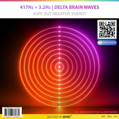 417Hz + 3.2Hz | Delta Brain Waves - Wipe out Negative Energy 417Hz + 3.2Hz | Delta Brain Waves - Wipe out Negative Energy