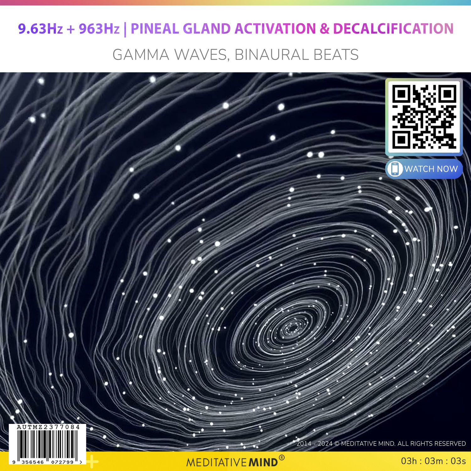 9.63Hz + 963Hz | Pineal Gland Activation & Decalcification - Gamma Waves, Binaural Beats 9.63Hz + 963Hz | Pineal Gland Activation & Decalcification - Gamma Waves, Binaural Beats