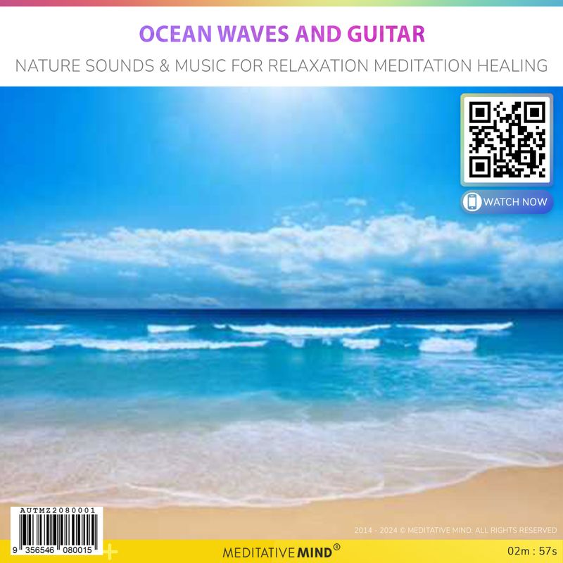 Ocean Waves and Guitar - Nature Sounds & Music for Relaxation Meditation Healing