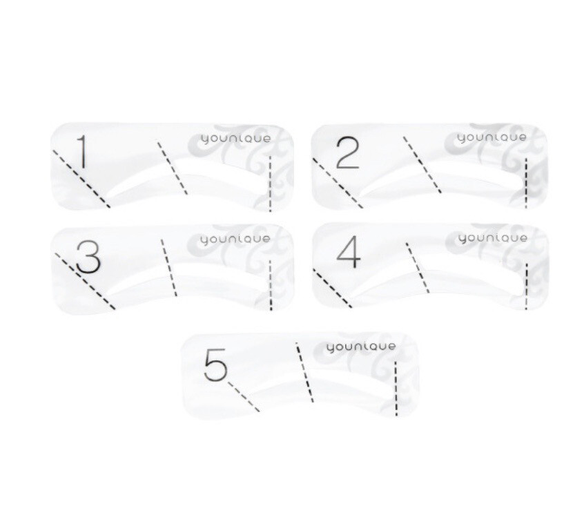 YOUNIQUE brow stencils