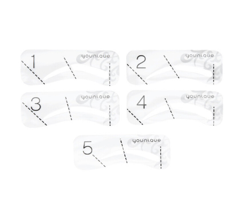 YOUNIQUE brow stencils