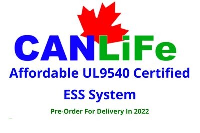 CanLiFe UL9540 Certified ESS System
