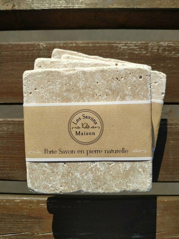 Porte-savon en pierre naturelle