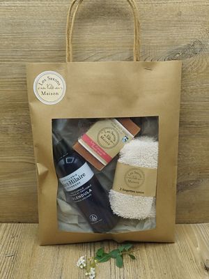 Coffret savon 100g hydrolat et lingettes