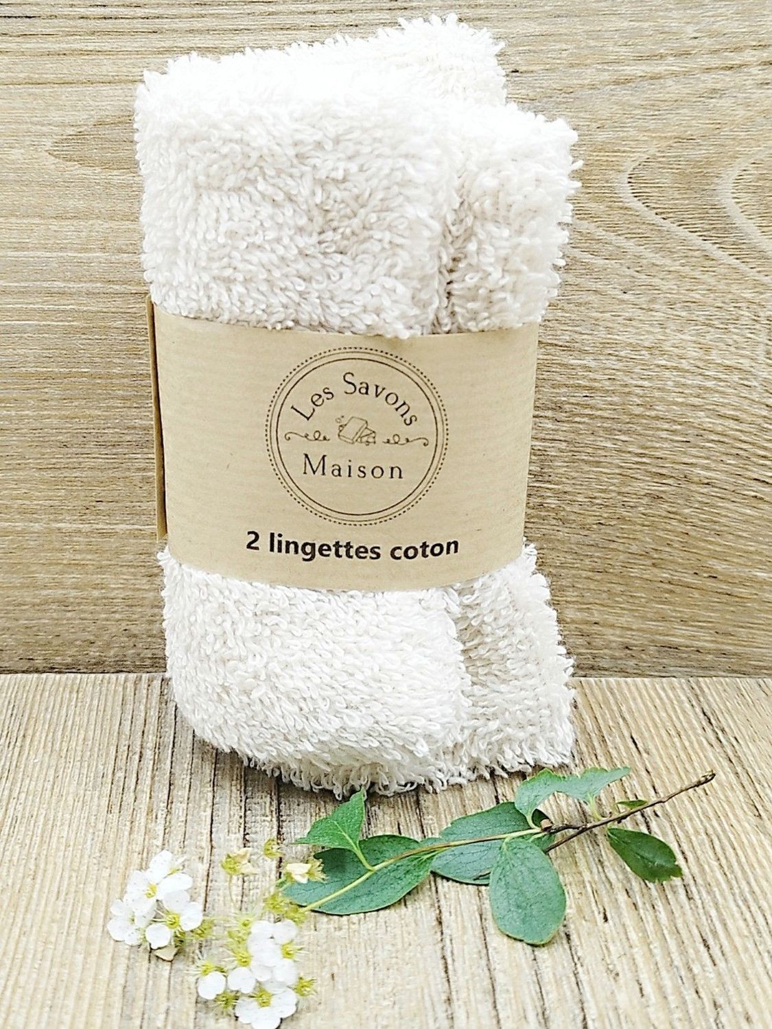 Lot 2 grandes lingettes zéro déchet